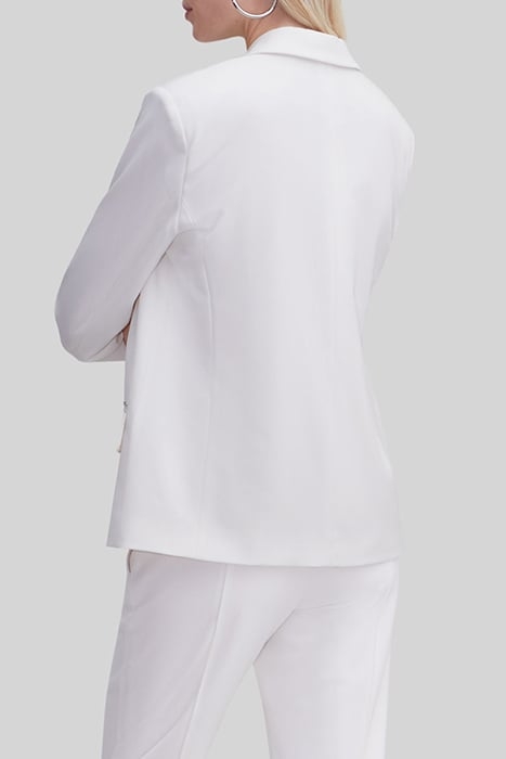 WHITE SUIT JACKET WITH MICROBEADING 2