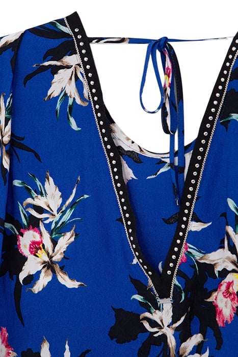 COBALT LENZING™ ECOVERO™ BIRDS OF PARADISE TOP 8