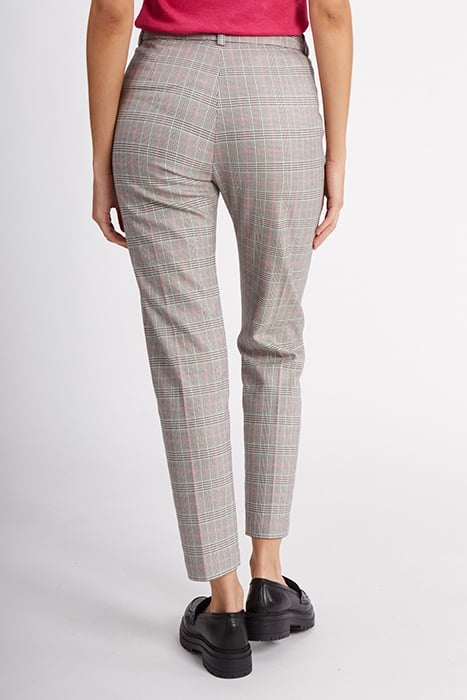 BEIGE CHECK SUIT TROUSERS 2