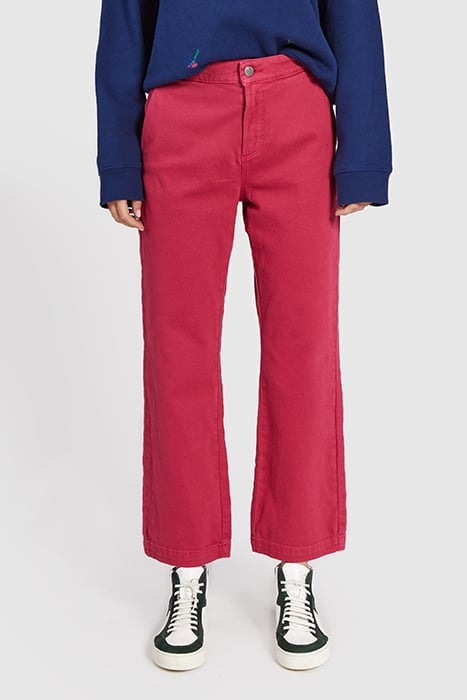 MAGENTA FLARED JEANS 1