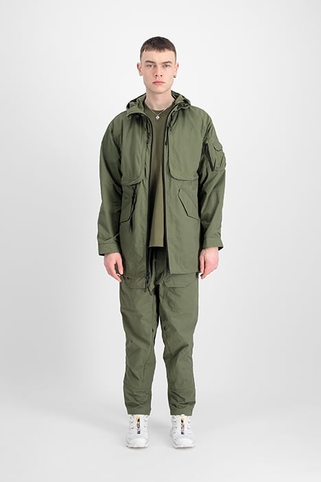 UTILITY FISHTAIL JACKET UV SAGE-GREEN 1