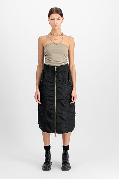 MA-1 MIDI SKIRT BLACK 3
