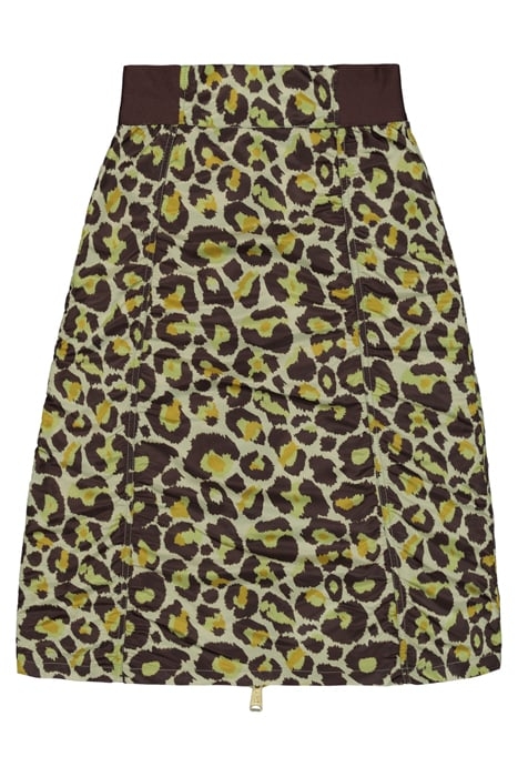 MA-1 MIDI SKIRT CAMO OLIVE LEO CAMO 6
