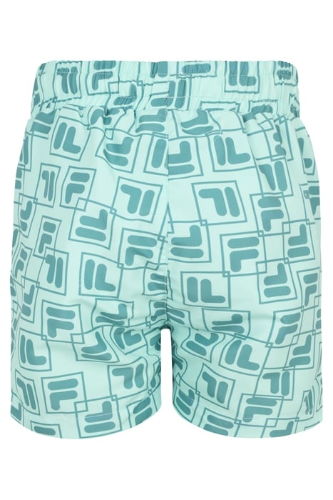 LAUDERT AOP BEACH SHORTS BROOK GREEN PLAYFUL F-BOX AOP 2