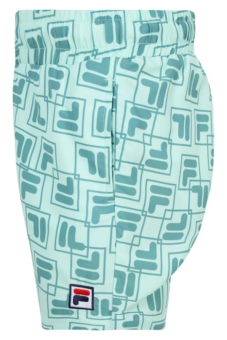 LAUDERT AOP BEACH SHORTS BROOK GREEN PLAYFUL F-BOX AOP 3