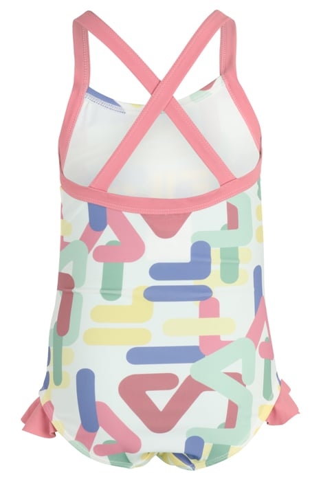 SABHA SWIMSUIT AOP ANTIQUE WHITE LETTER AOP 2