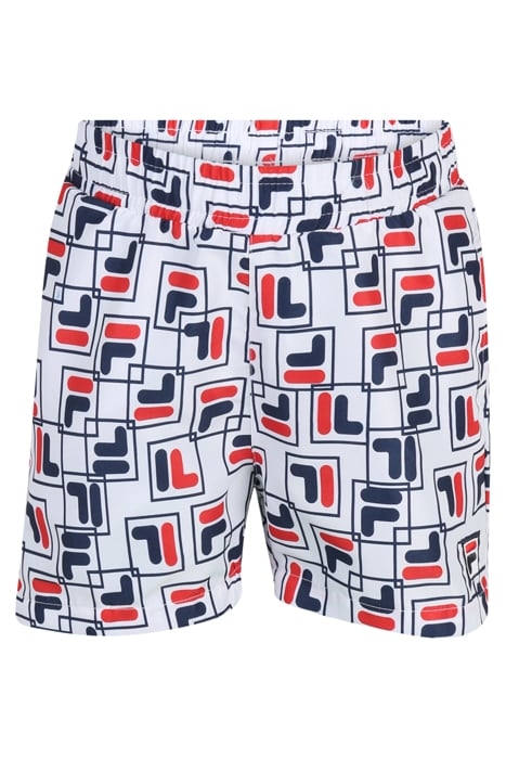 LAUDERT AOP BEACH SHORTS TRICOLOR PLAYFUL F-BOX AOP 1