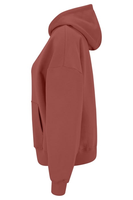 SUDE OVERSIZED HOODIE MARSALA 3