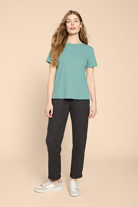 ABBIE TEE MID TEAL 3