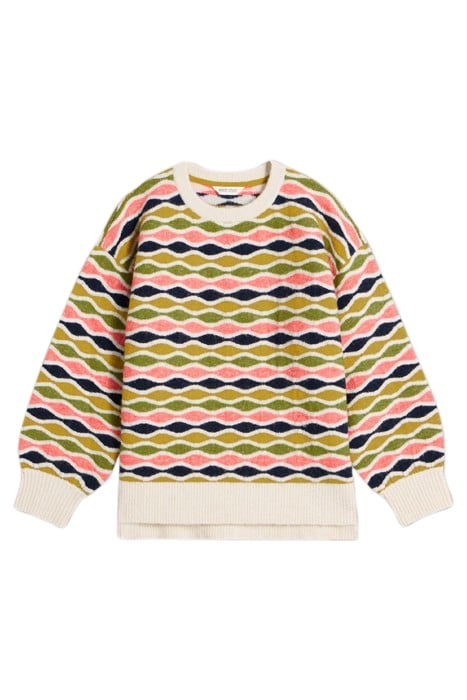 GINA GEO JUMPER NATURAL MULTI 3