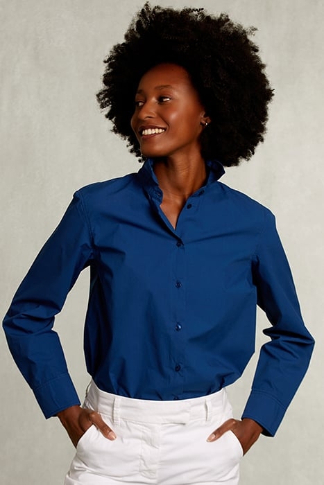 BLUE UNI CENTERED BLOUSE BLUE 1