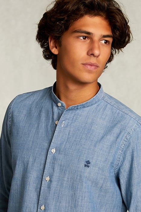 SLIM FIT JEANS SHIRT MEDIUM BLEACH DENIM 4