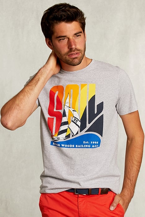 NORMAL FIT DARK GREY T-SHIRT 1