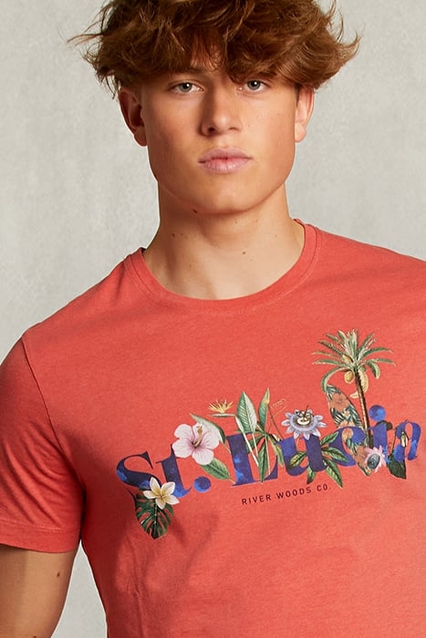 NORMAL FIT BASIC T-SHIRT DK COSMOPOLITAN MEL PINK 4