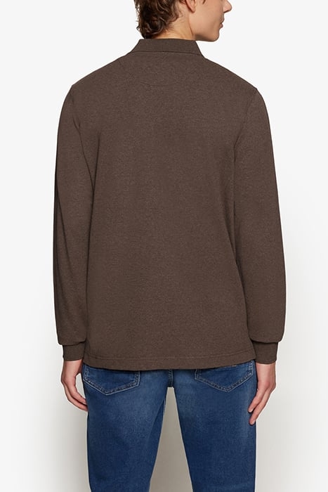 NEILSI LS POLO CHOCOLAT BROWN MELANGE 2