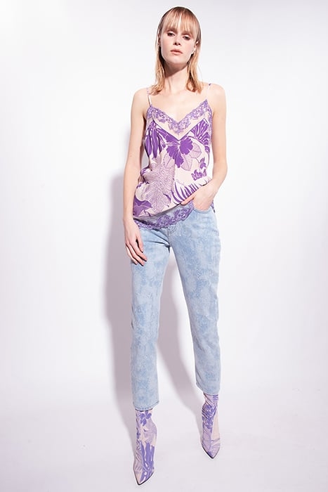 SISSY 5 POCKETS WHITE/LIGHT BLUE 1