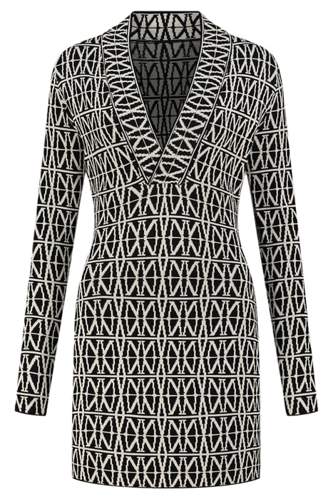 BELARUS DRESS BLACK/PEARL 2