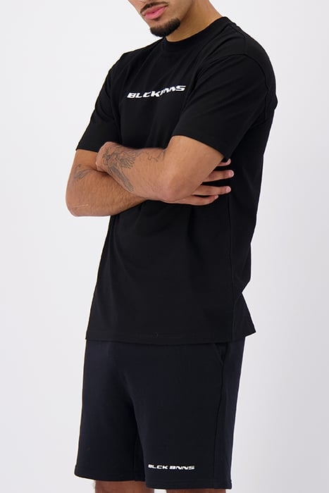 CURSIVE SCRIPT TEE BLACK 3