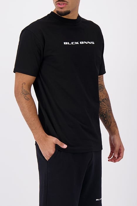 CURSIVE SCRIPT TEE BLACK 4