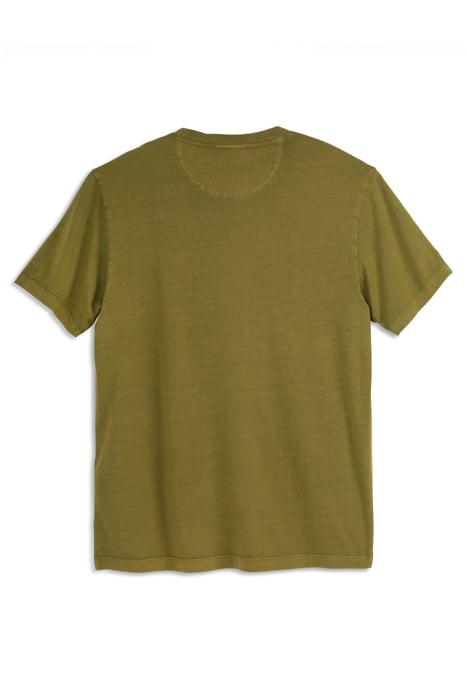 GARMENT DYED SS POCKET TEE MOSS GREEN 2
