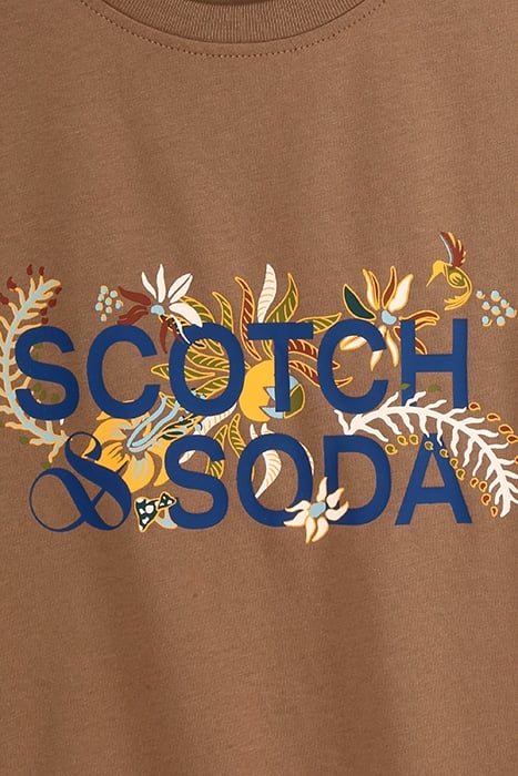 RELAXED FIT SS GRAPHIC TEE CAPPUCHINO 3