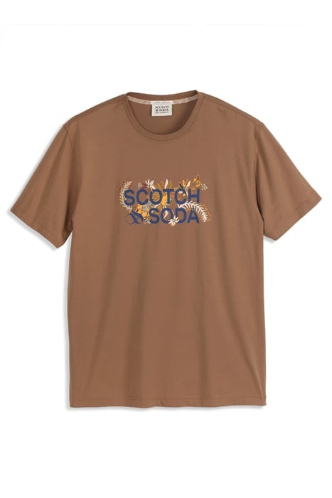 RELAXED FIT SS GRAPHIC TEE CAPPUCHINO 1