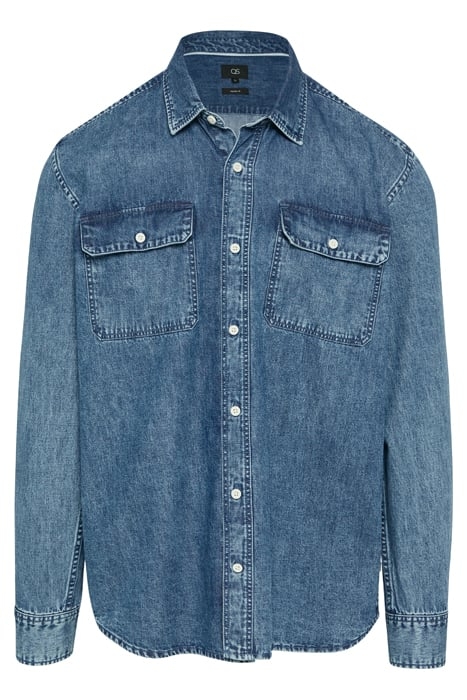 S.OLIVER-QS SHIRTS BLUE-DENIM 5