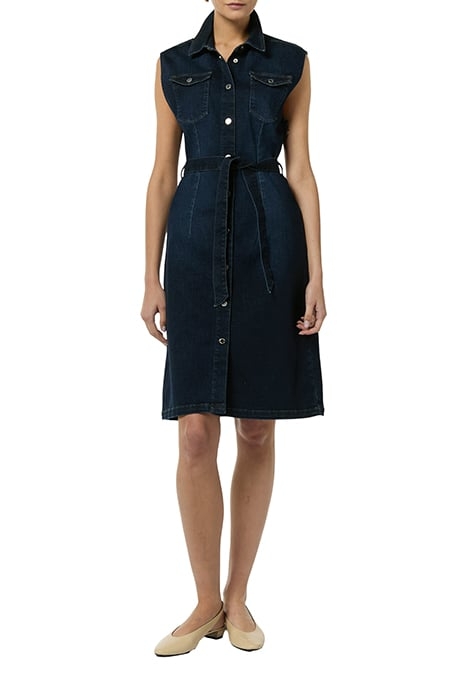 COMMA DRESSES BLUE-DENIM 2