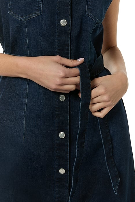 COMMA DRESSES BLUE-DENIM 5