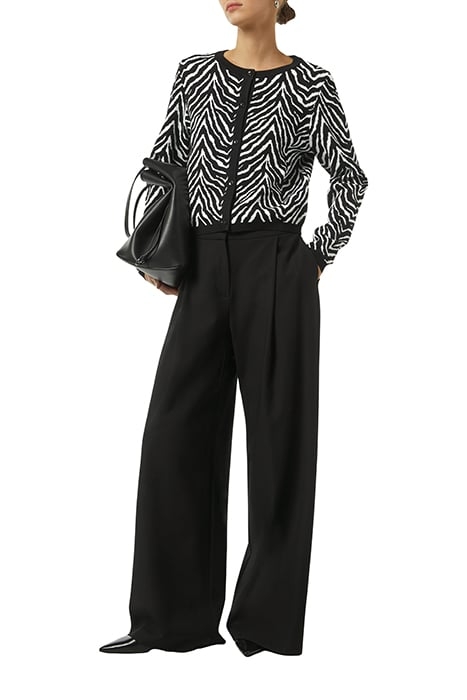 COMMA CARDIGAN GREY/BLACK 2