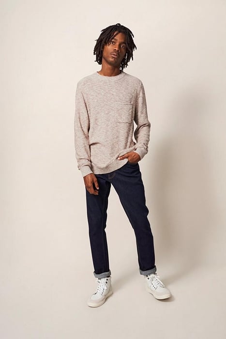 GRAINGER POCKET CREW MID BROWN 1