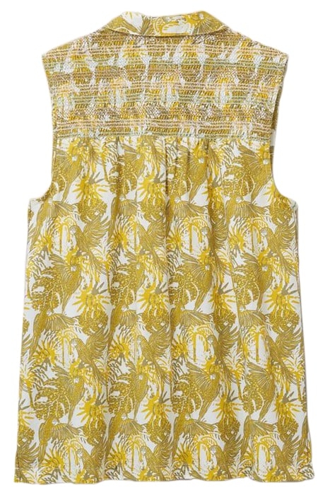 GIANNA COTTON SHIRT GREEN MULTI 3