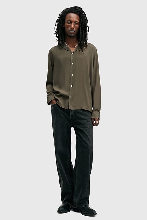 VENICE LS SHIRT CAGE BROWN 3