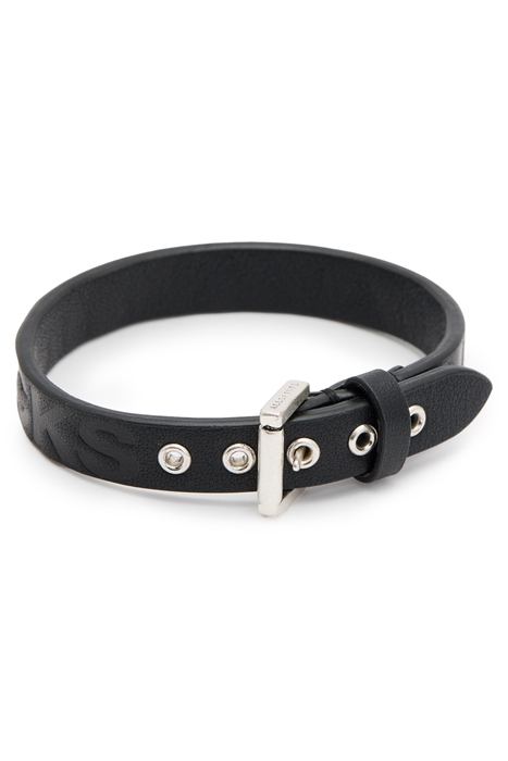 AS ROCKS LTHR BRCLT BLACK/WARM SILVER 1