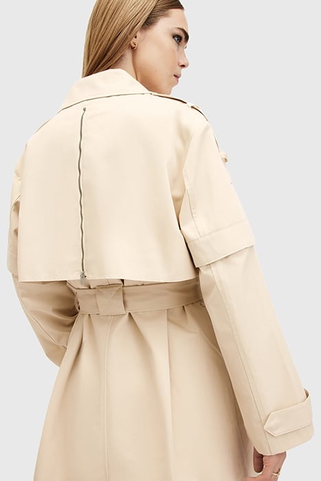 CLYDE TRENCH ECRU WHITE 8