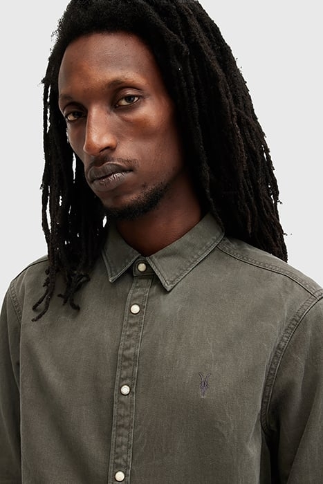 STAVELEY SHIRT THYME GREEN 5