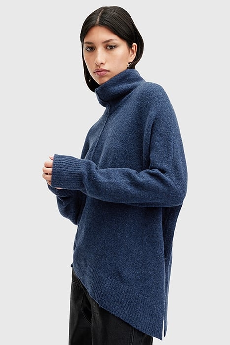 LOCK ROLL NECK MIDNIGHT BLUE 6