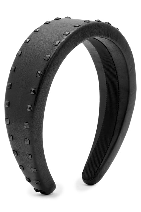 MAXIE STUD HEADBAND BLACK/MATTE BLACK 2