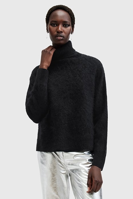 REBEL ROLL NECK BLACK 1
