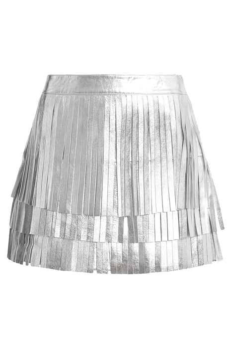 AISHA FOIL SKIRT SILVER 5