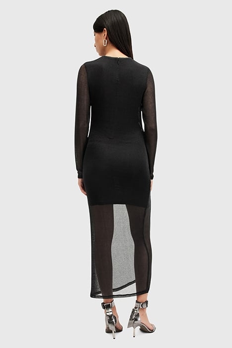 NORA SPARKLE DRESS BLACK SHIMMER 2