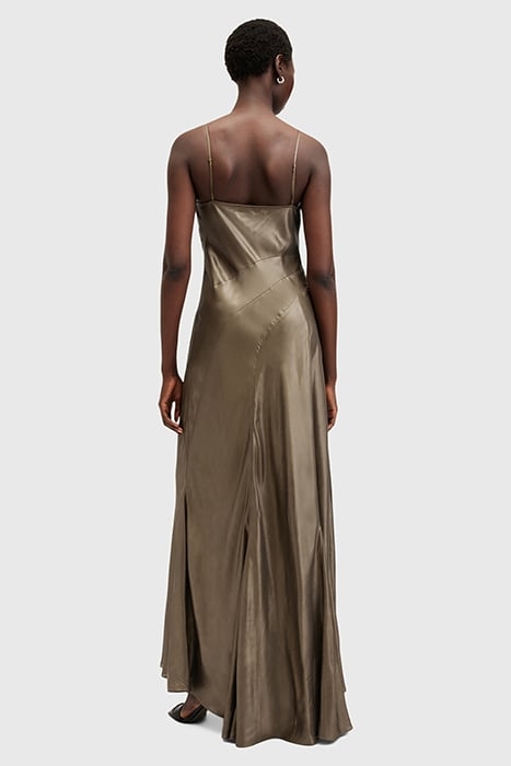 LILI MAXI DRESS METALLIC GOLD 2