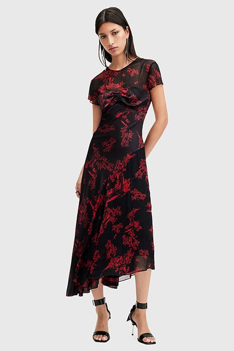 TASHA DRESS MARIA SIREN RED 1