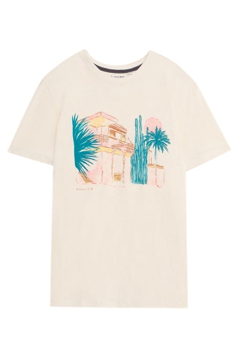 MOROCCO GRAPHIC TEE WHITE PRINT 3