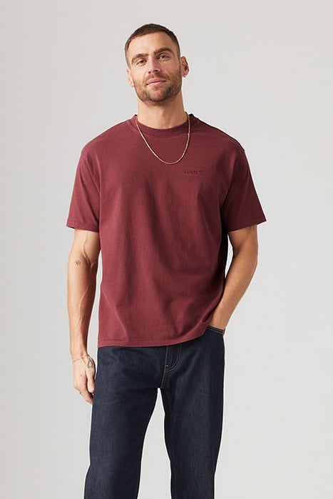 RED TAB VINTAGE TEE GARMENT DYE T CHOCOL 1