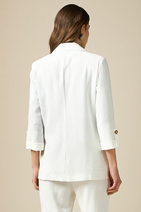 VISCOSE TWILL BLAZER WHITE 2
