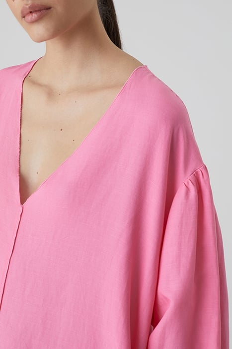 PUFF SLEEVE DRESS DRESSES PINK LILIES 5