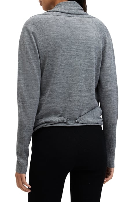 WASSON PIRATE CARDI GREY MARL 2