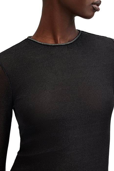 NORA SPARKLE TOP BLACK SHIMMER 6