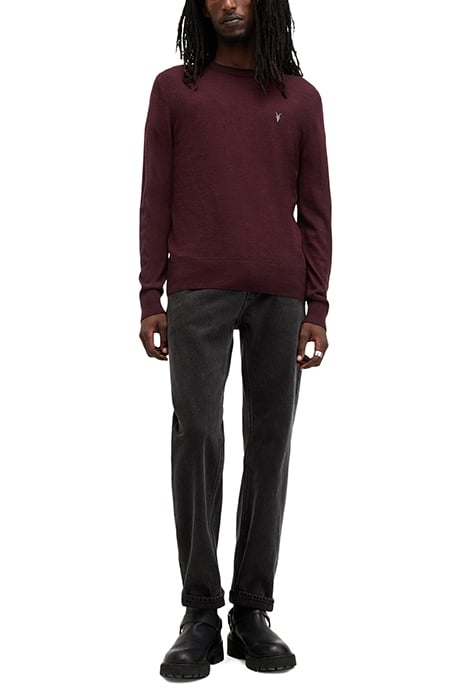 MODE MERINO CREW MARS RED 3